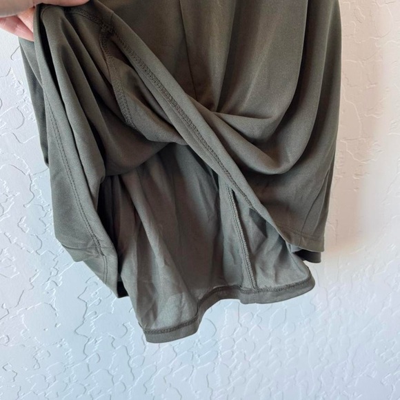 Zara Green Draped Sleeveless Mini Dress - Picture 4 of 5